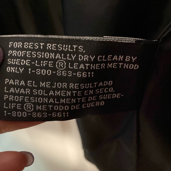 Worthington Leather Jacket, Black, Large - Picture 5 of 12